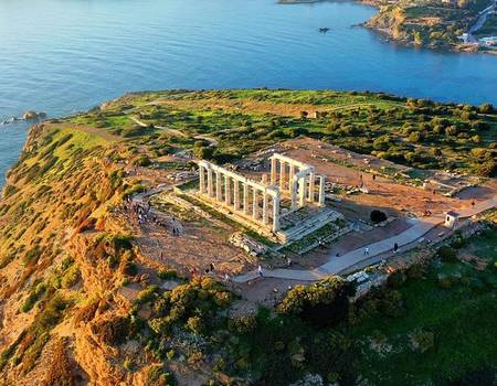 The Temple of Poseidon at Sounion - Greece's Majestic Cliffside Wonder